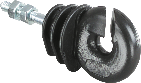 Qualitäts-Ringisolator, mit Gewinde M6, 6 mm Schaft (25 Stück / Pack)