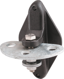 Torgriffisolator 3-fach, Kunststoff, vz. Platte mit 3 Anschlüssen (4 Stück/Pack)