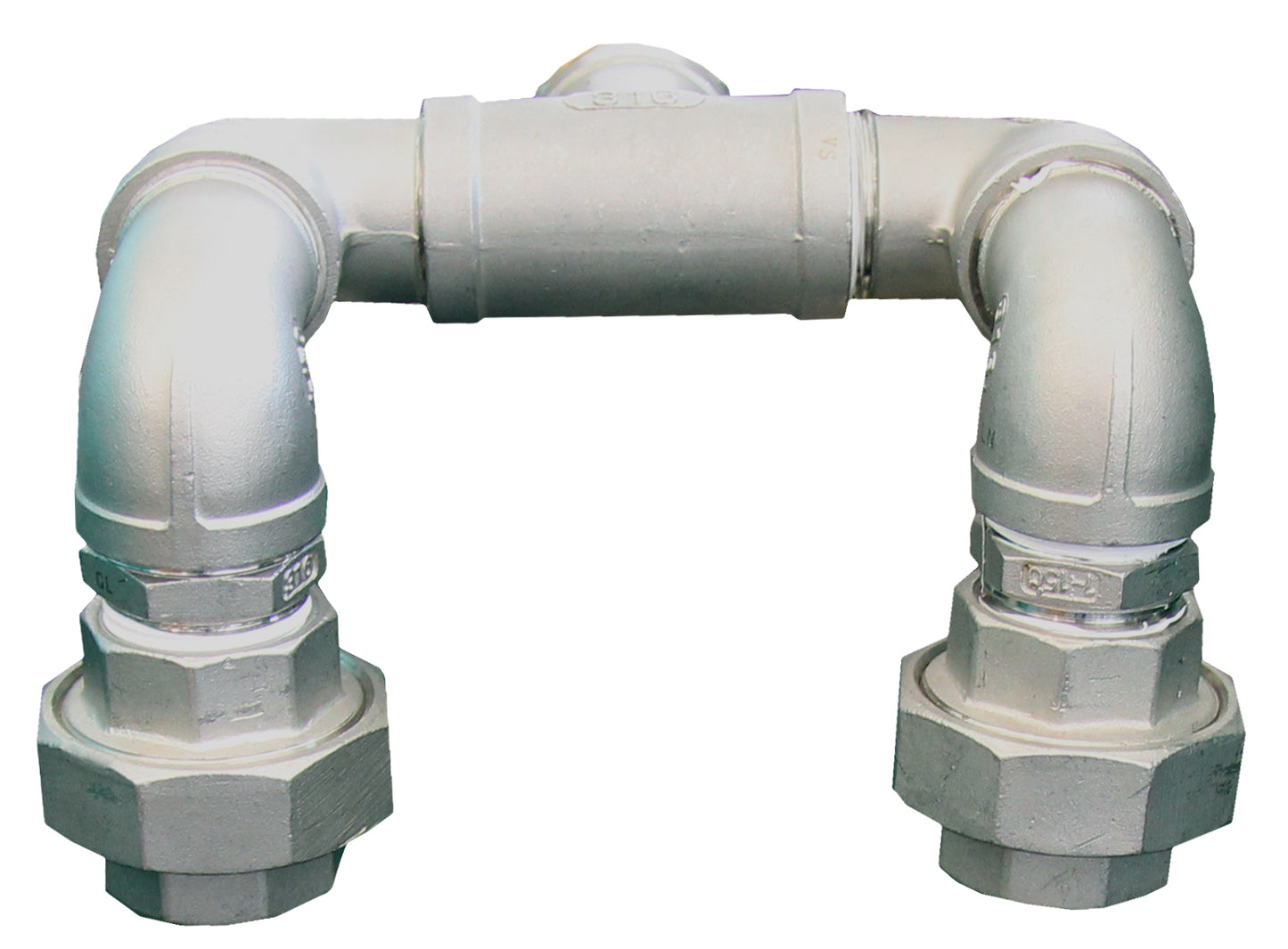 Ringleitungs-Anschluss-Set 1" für Mod. 6523, aus Edelstahl