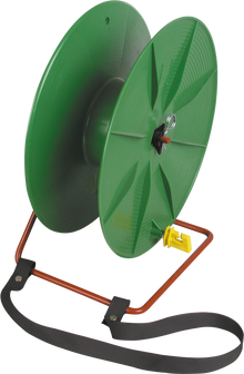 Breitbandhaspel mit Brusttragegestell