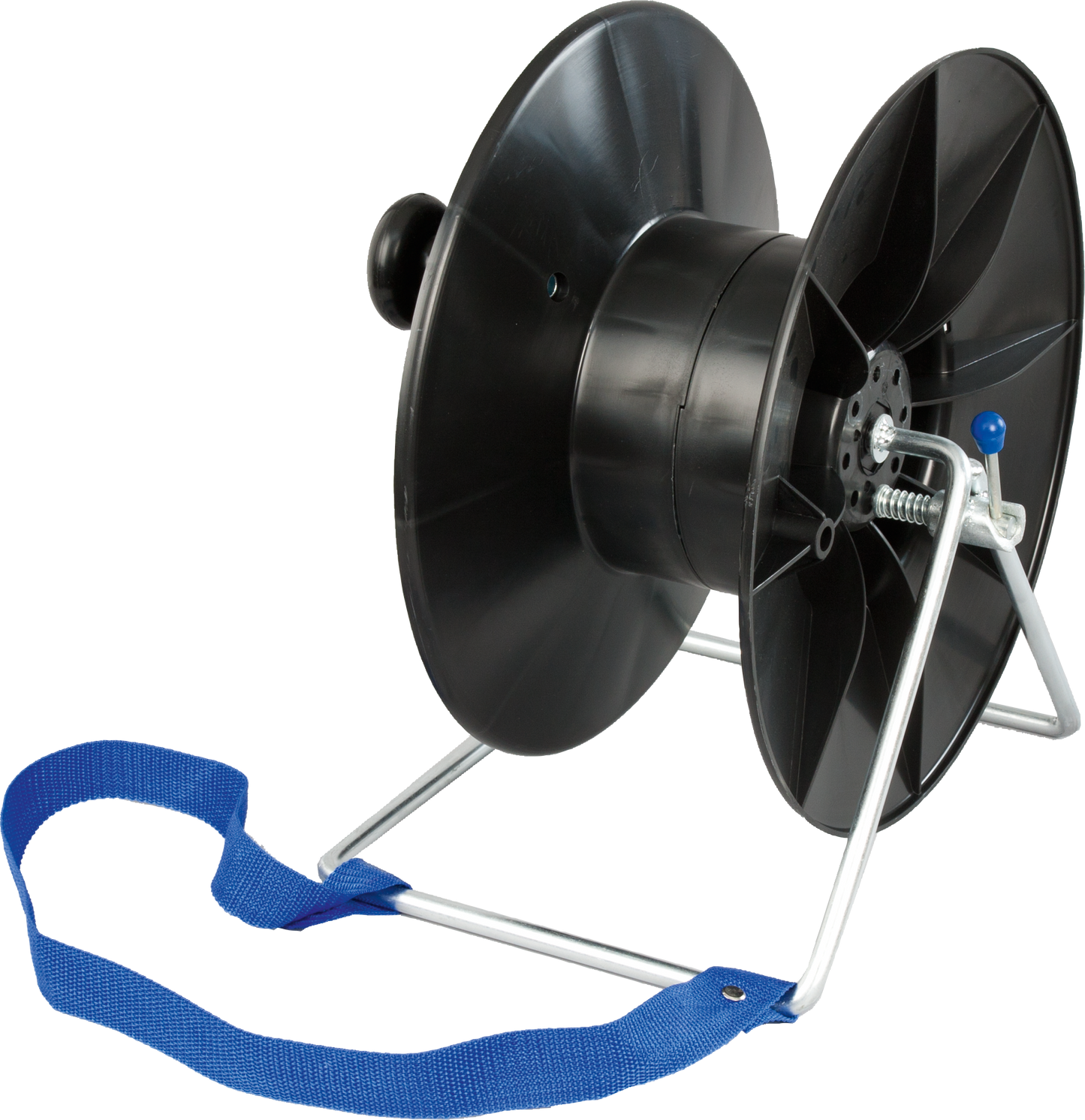 Haspel mit Brusttragegestell mit Arretierung