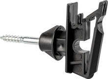 Seil-/ Bandisolator, Holzgewinde für Bänder bis 40 mm (25 Stück/Pack) Schaftdurchmesser 6 mm