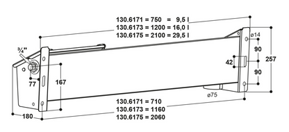 Tränketrog für Schafe und Ziegen