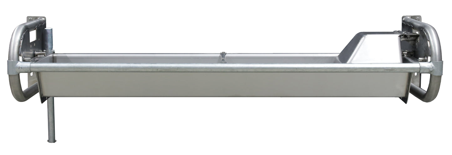 Flachschwenk-Trog, Wandmontage