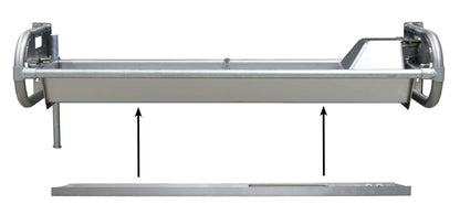 Flachschwenk-Trog, Wandmontage
