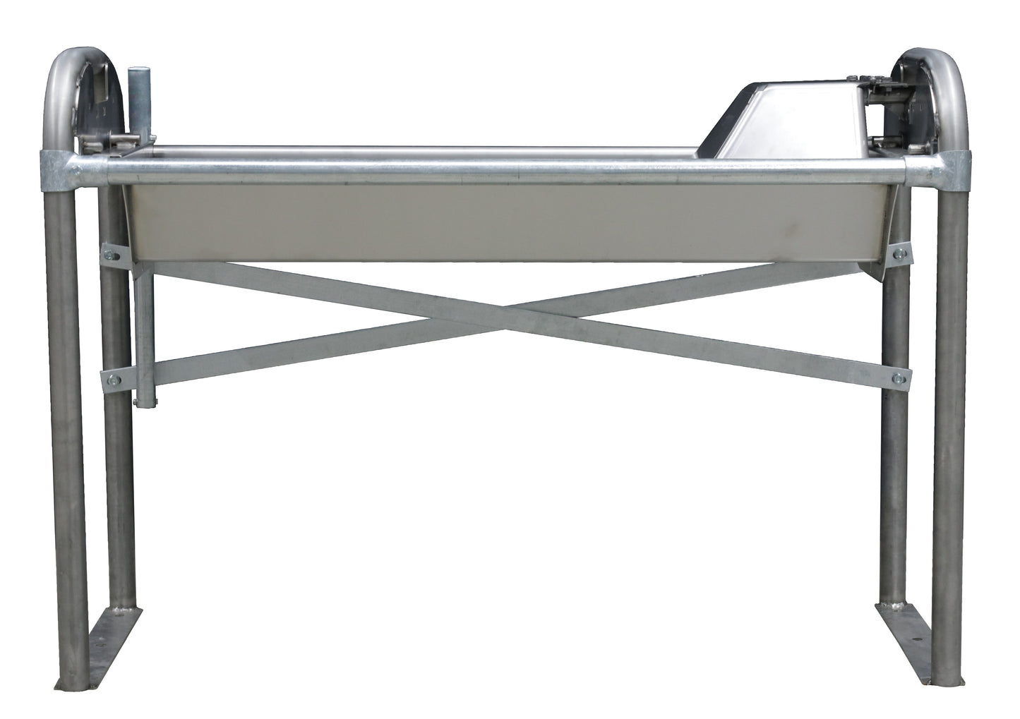 Flachschwenk-Trog, Bodenmontage