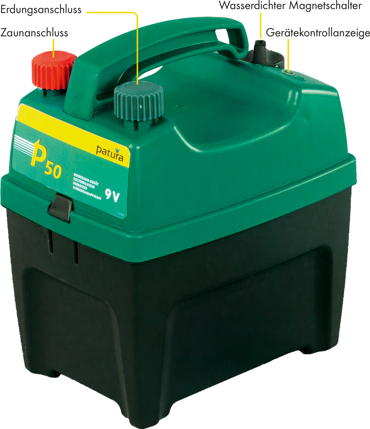 P50, Weidezaun-Gerät für 9 V Batterie