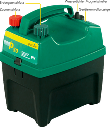 P50, Weidezaun-Gerät für 9 V Batterie
