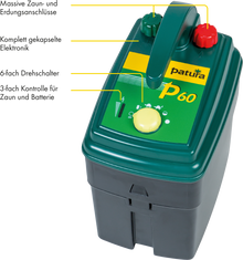 P60, Weidezaun-Gerät für 9 V und 12 V