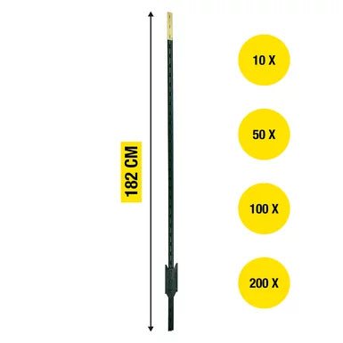 T-Pfosten ECO | Metallpfahl | 1,82 m