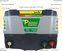P8000 Tornado Power 230V Netzgerät, 15 Joule