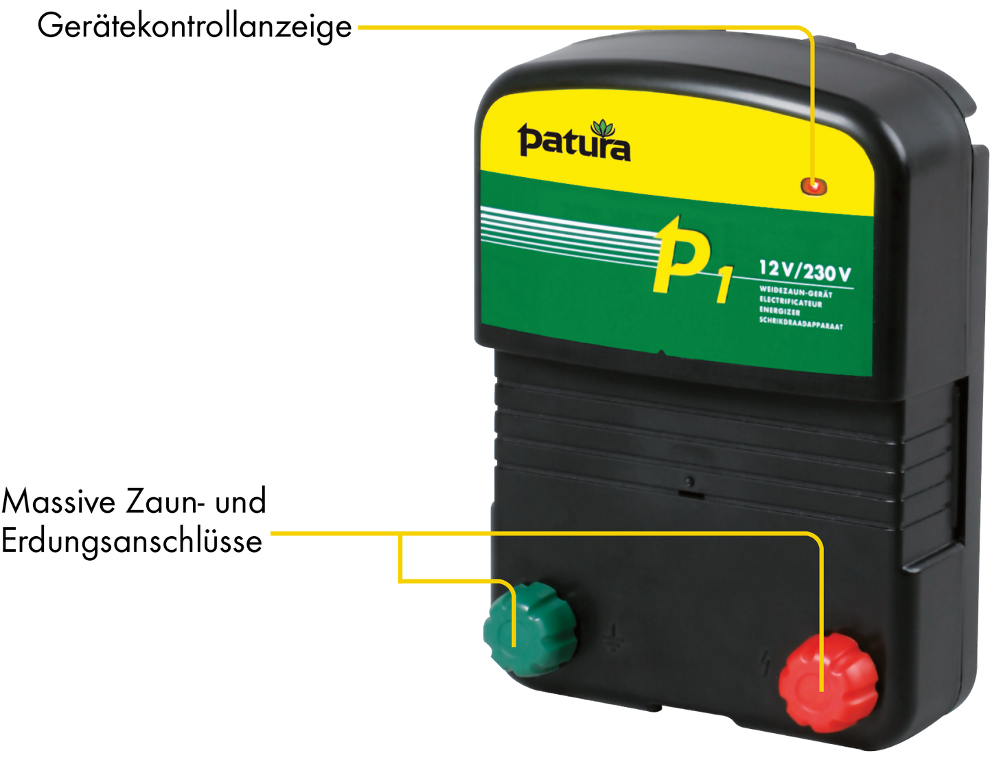 P1, Weidezaun-Kombigerät, 230V/12V