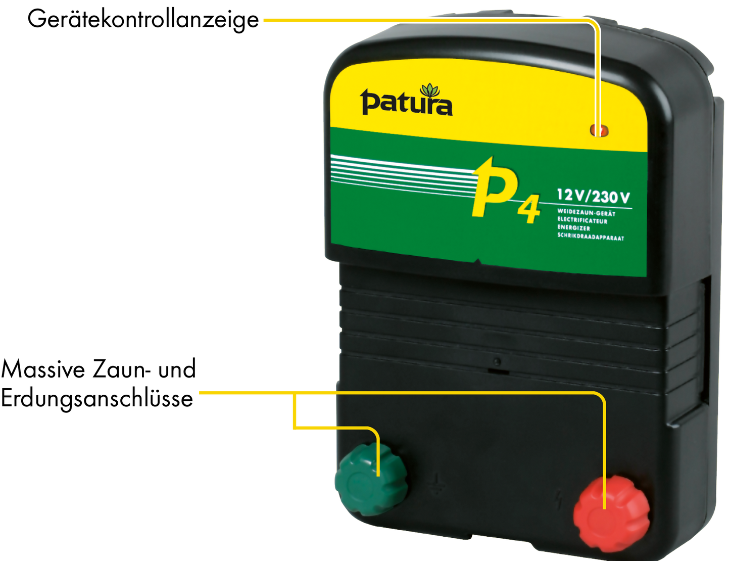 P4, Weidezaun-Kombigerät, 230V/12V