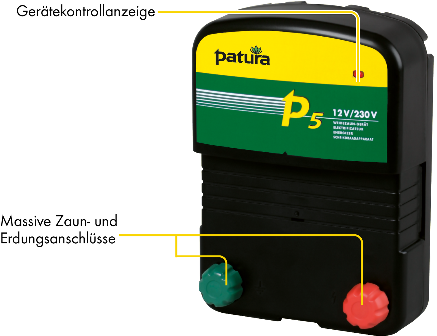 P5, Weidezaun-Kombigerät, 230V/12V