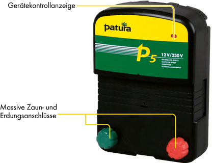 P5, Weidezaun-Kombigerät, 230V/12V