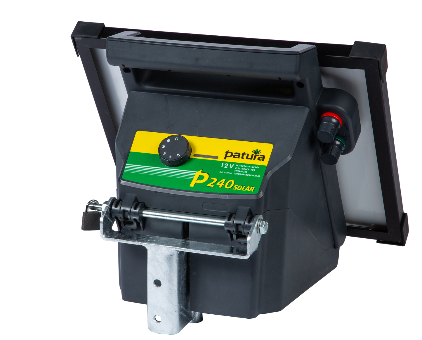 Pfostenhalter mit Schloss für P240 und P340