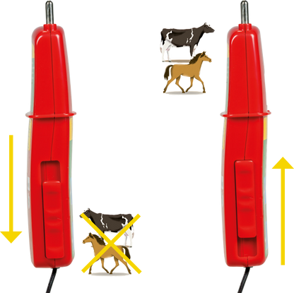 Digital-Voltmeter mit zuschaltbarem Belastungswiderstand