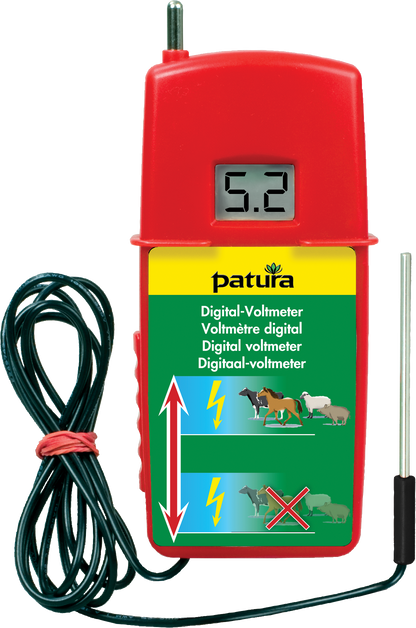 Digital-Voltmeter mit zuschaltbarem Belastungswiderstand
