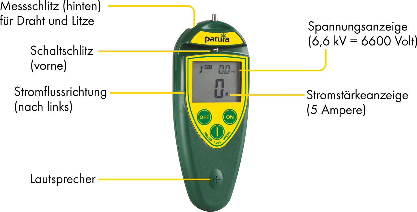 Fernbedienung, inkl. Zaunkompass