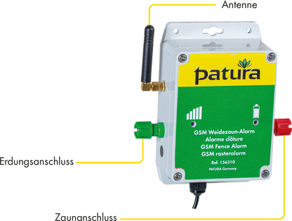 PATURA GSM-Weidezaun-Alarm