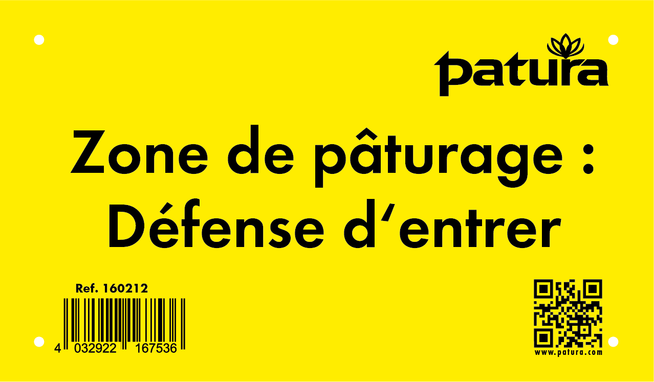 Warnschild - Weide betreten verboten