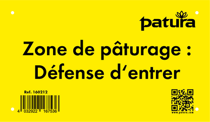 Warnschild - Weide betreten verboten