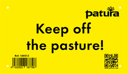 Warnschild - Weide betreten verboten