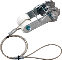 Ratschenspanner mit Isolator und Seil (2 Stück / Pack)