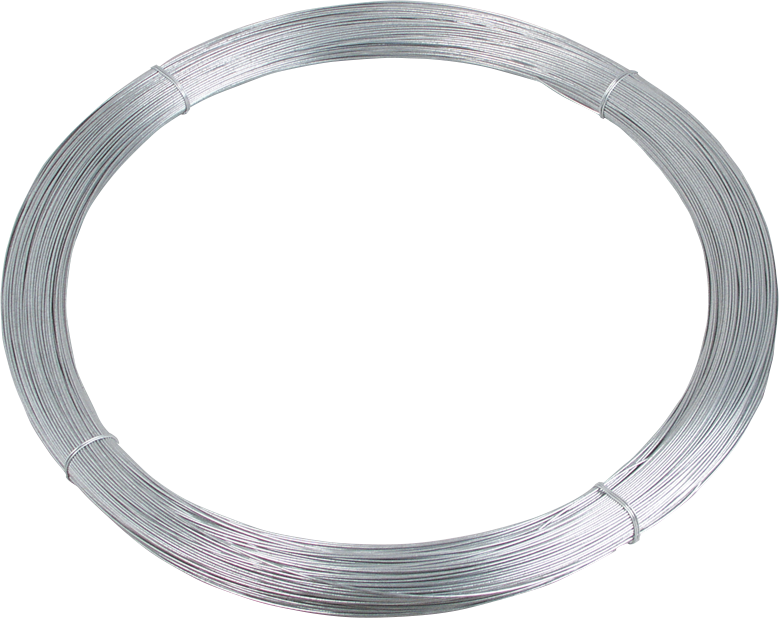 Tornado-Stahldraht, d= 2,5 mm, dick verzinkt, alulegiert, 25 kg Rolle ca. 625m