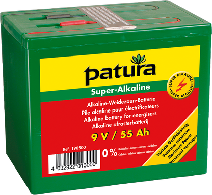 Super-Alkaline Weidezaun-Batterie 9 V