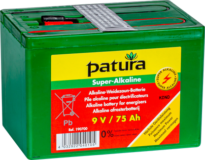 Super-Alkaline Weidezaun-Batterie 9 V