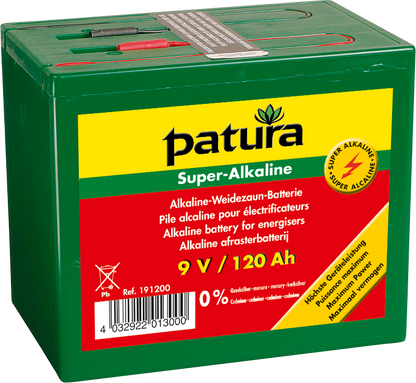 Super-Alkaline Weidezaun-Batterie 9 V