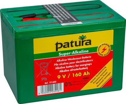 Super-Alkaline Weidezaun-Batterie 9 V