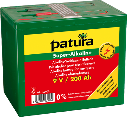 Super-Alkaline Weidezaun-Batterie 9 V
