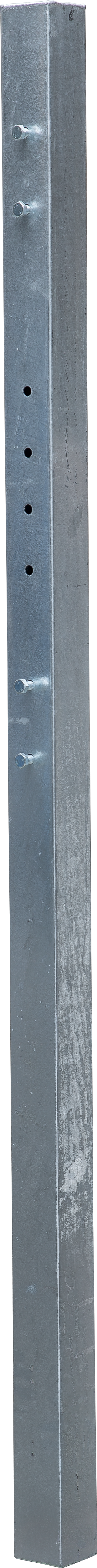 Metallpfosten für Weidetore, 80x80x2 mm L= 2,00 m
