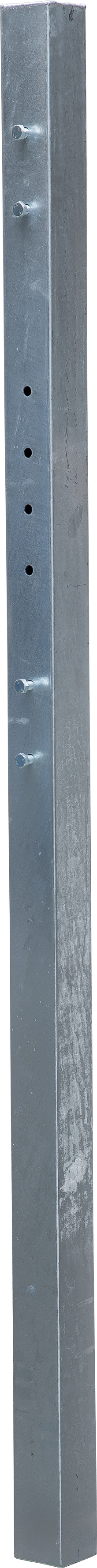 Metallpfosten für Weidetore, 80x80x2 mm L= 2,00 m