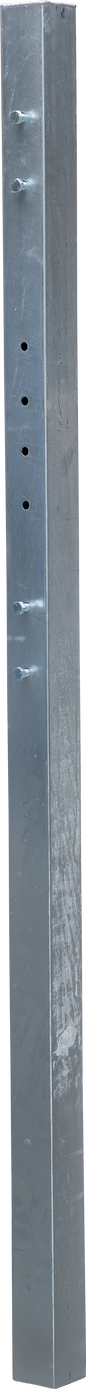 Metallpfosten für Weidetore, 80x80x2 mm L= 2,00 m
