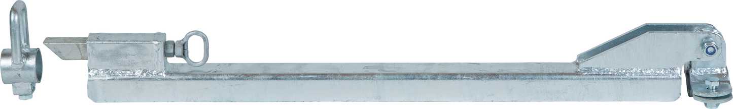 Überwurf für Weidetore verstellbar