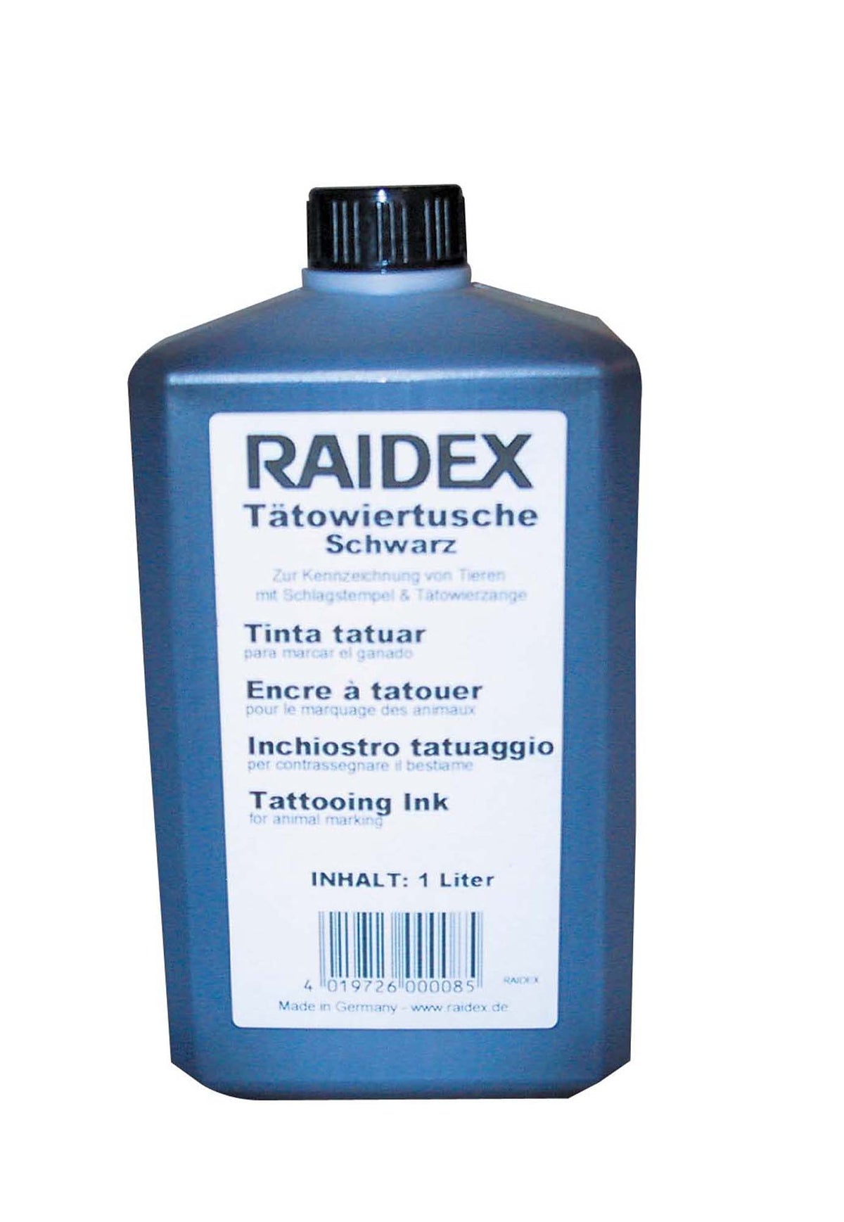 Tätowiertusche 1 Liter schwarz