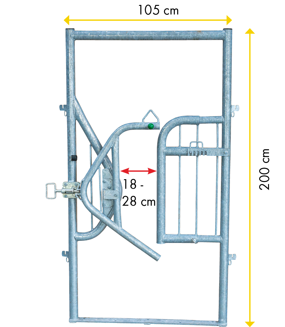Fanggitter zur Tierbehandlung