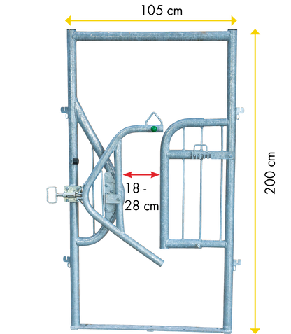 Fanggitter zur Tierbehandlung