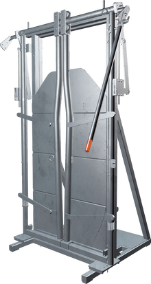 Halsfangvorrichtung A4000 mit Ständer, mit automatischer Bremse