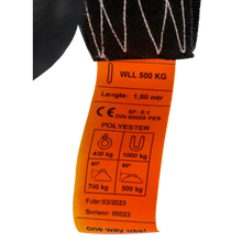 Ersatzgurt für Vorderfußwinde für Behandlungs- und Klauenpflegestände 3,00 m lang, 5 cm breit
