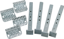 Abstellfüße und Montageplatten für Wiegebalken HD5T für Fangstand A5000