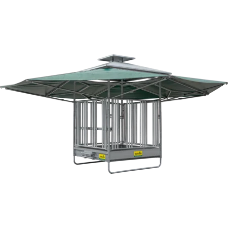 Klima-Raufe mit Sicherheits-Pferdefressgitter