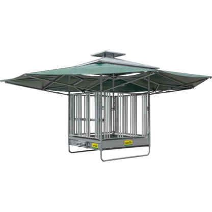 Klima-Raufe mit Sicherheits-Pferdefressgitter