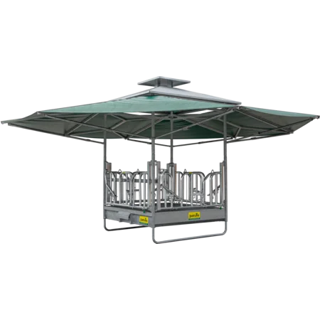 Klima-Raufe mit Schwedenfressgitter