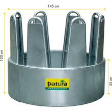 Rundraufe für Pferde 8 Fressplätze