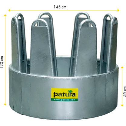 Rundraufe für Pferde 8 Fressplätze