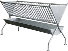 Heudoppelraufe mit Trog für Kraftfutter